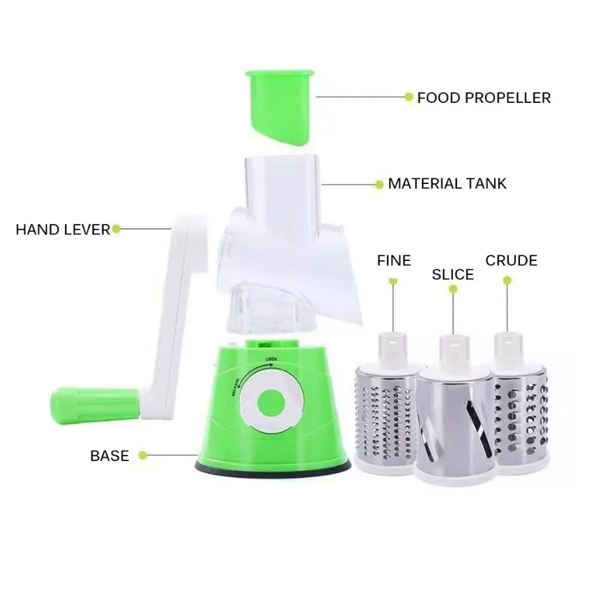 Rallador Rebanador Cortador Manual disponible en Yaxa Mexico